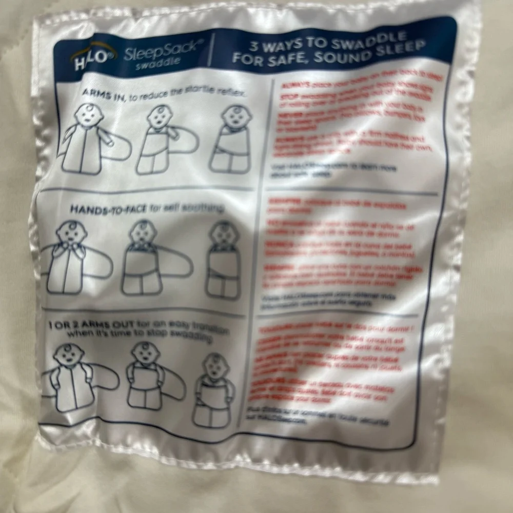 Halo White Baby Sleep Sack with Variety Logo New in Package‎